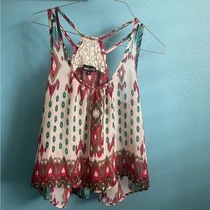 Wet Seal Tank with Lace detail